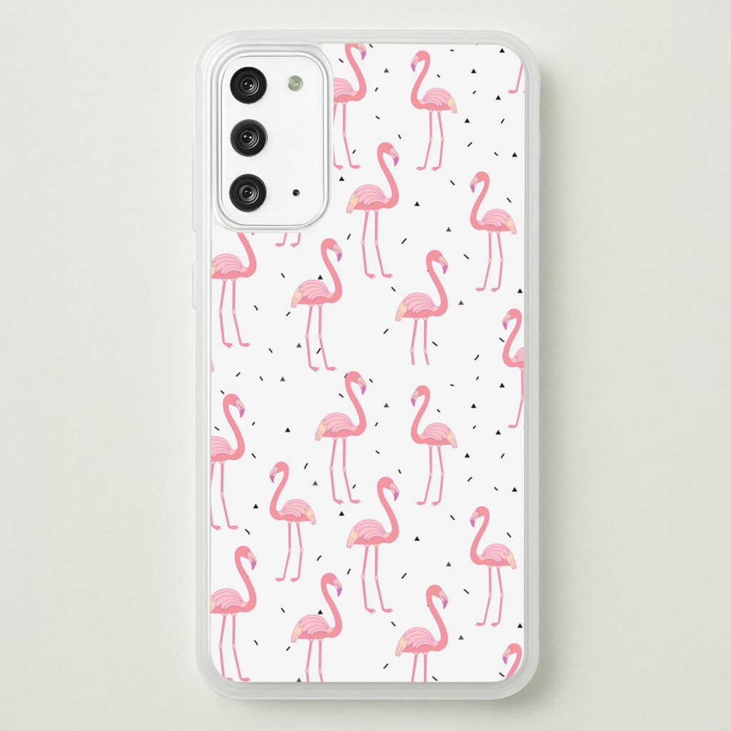Pink Flamingo Pattern  - Flamingos Phone Case for Galaxy Note 20