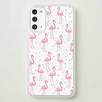 Pink Flamingo Pattern  - Flamingos Phone Case for Galaxy Note 20