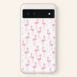 Pink Flamingo Pattern  - Flamingos Phone Case for Google Pixel 7a