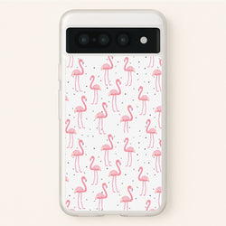 Pink Flamingo Pattern  - Flamingos Phone Case for Google Pixel 7 Pro