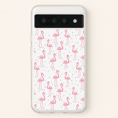 Pink Flamingo Pattern  - Flamingos Phone Case for Google Pixel 7 Pro