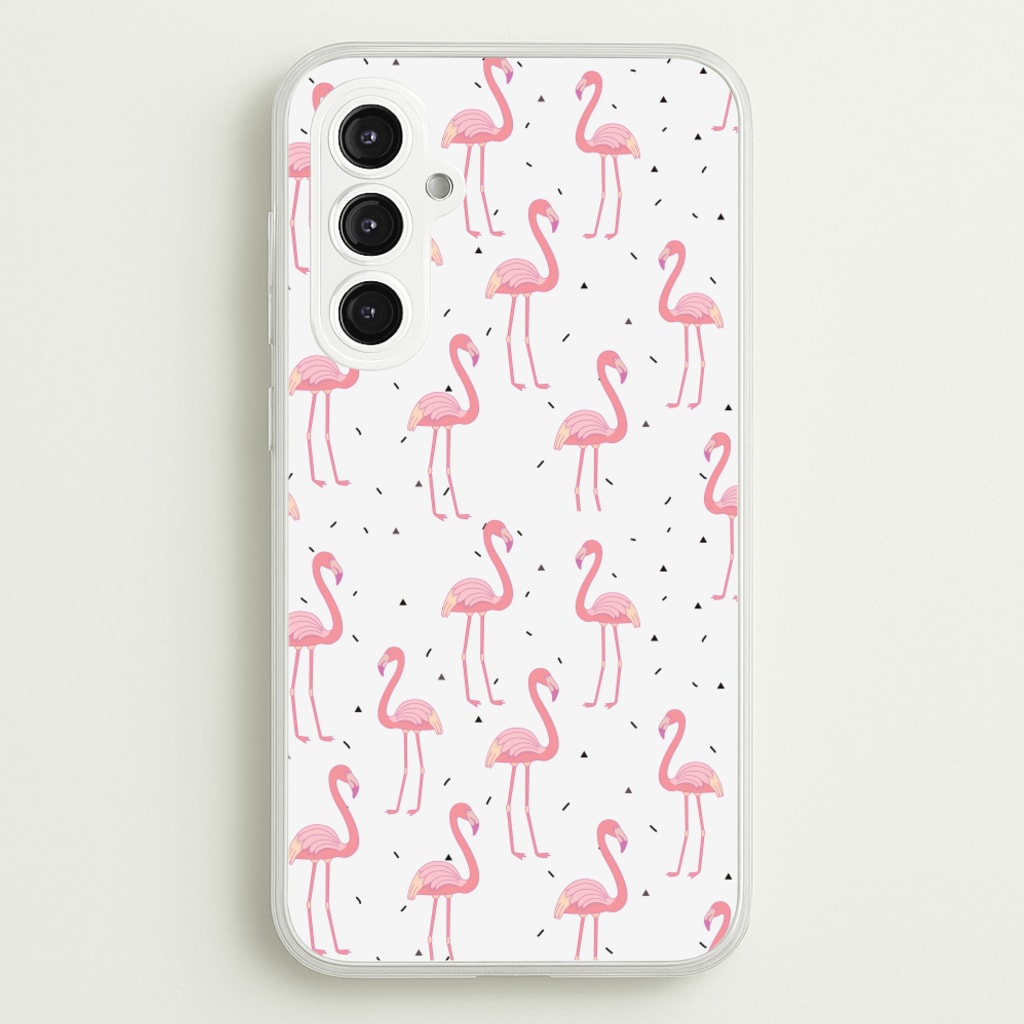 Pink Flamingo Pattern  - Flamingos Phone Case for Galaxy S23FE