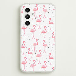 Pink Flamingo Pattern  - Flamingos Phone Case for Galaxy S23FE