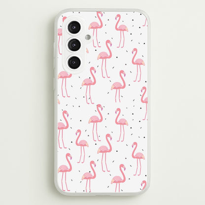 Pink Flamingo Pattern  - Flamingos Phone Case for Galaxy S23FE