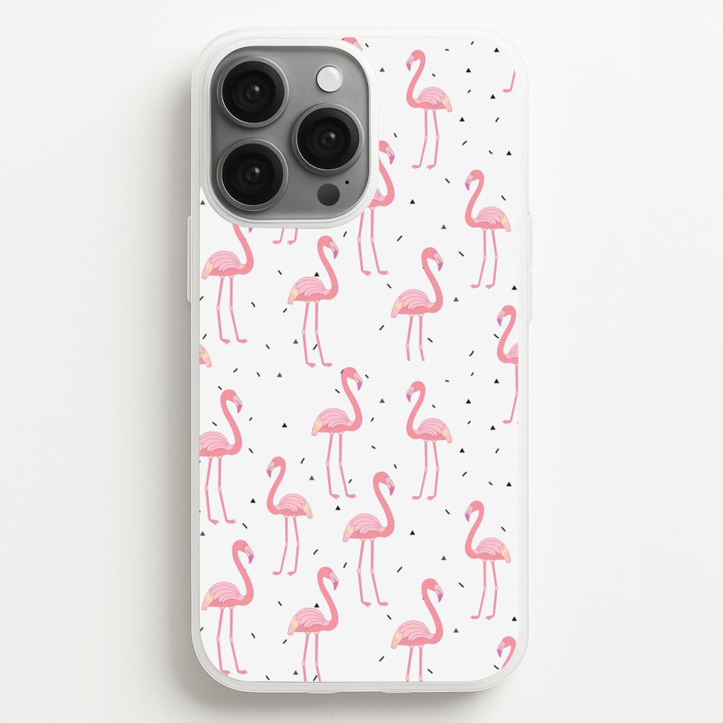 Pink Flamingo Pattern  - Flamingos Phone Case for iPhone 13 Pro Max