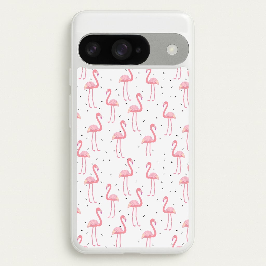 Pink Flamingo Pattern Phone Case for Google Pixel 10 / 10 Pro