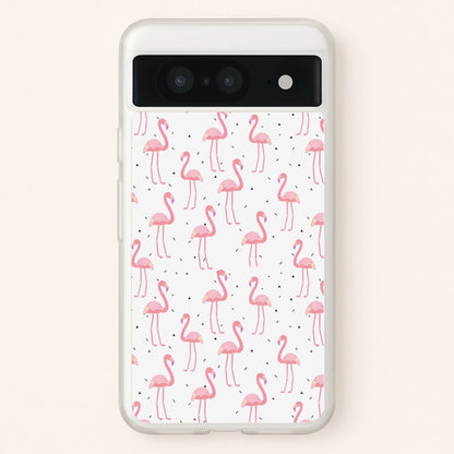 Pink Flamingo Pattern  - Flamingos Phone Case for Google Pixel 8