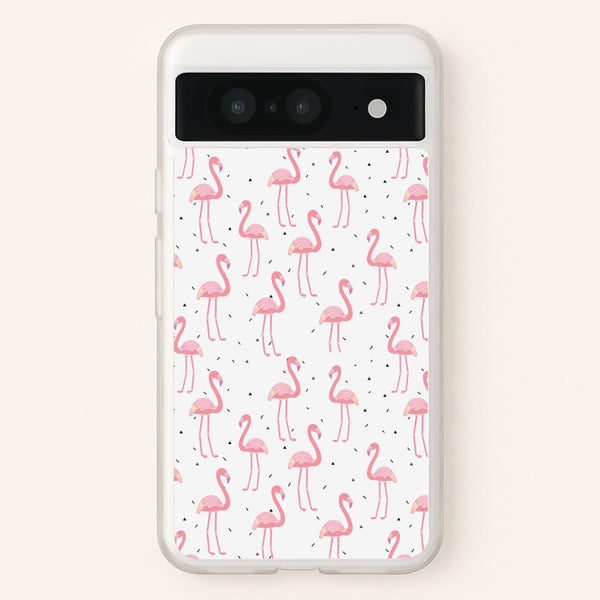 Pink Flamingo Pattern  - Flamingos Phone Case for Google Pixel 8