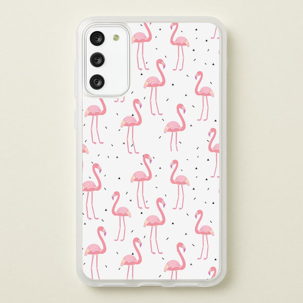 Pink Flamingo Pattern  - Flamingos Phone Case for Galaxy S20FE