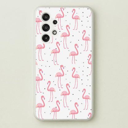 Pink Flamingo Pattern  - Flamingos Phone Case for Galaxy A13