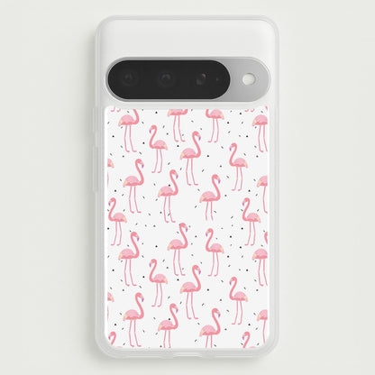 Pink Flamingo Pattern Phone Case for Google Pixel 10 Pro XL