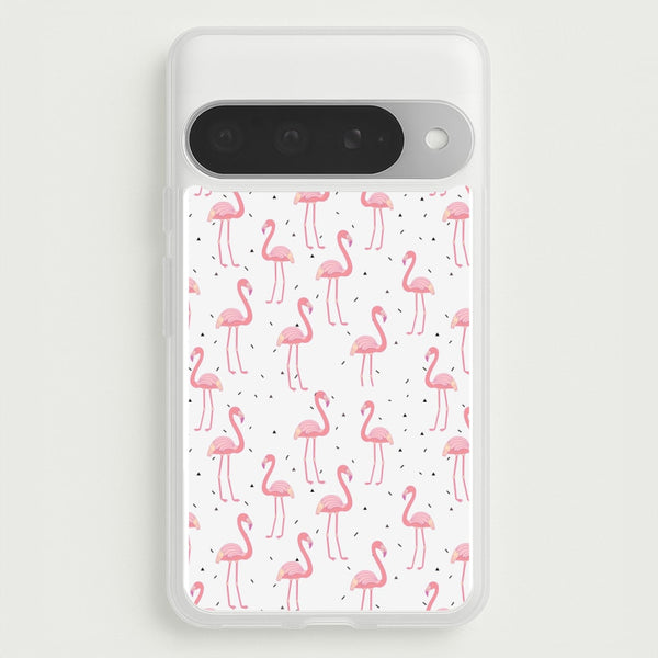 Pink Flamingo Pattern Phone Case for Google Pixel 10 Pro XL