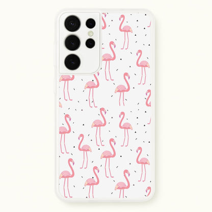 Pink Flamingo Pattern  - Flamingos Phone Case for Galaxy S21 Ultra