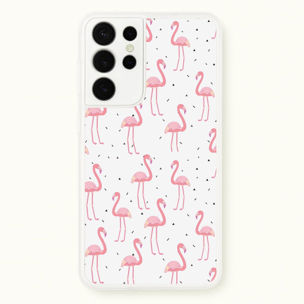 Pink Flamingo Pattern  - Flamingos Phone Case for Galaxy S21 Ultra