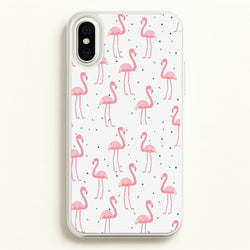Pink Flamingo Pattern  - Flamingos Phone Case for iPhone XS Max