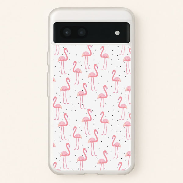 Pink Flamingo Pattern  - Flamingos Phone Case for Google Pixel 6a