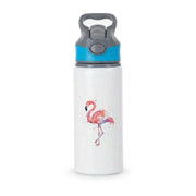 Watercolour Flamingo Painting Active Water Bottle 2