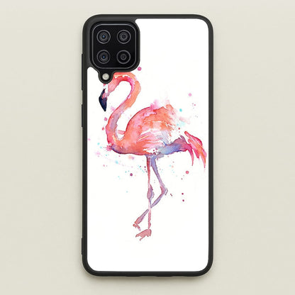 Watercolour Flamingo Painting  - Flamingos Phone Case for Galaxy A12