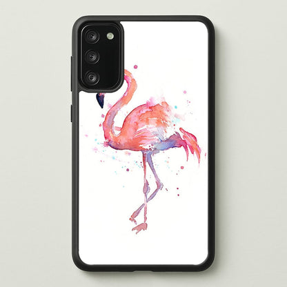 Watercolour Flamingo Painting  - Flamingos Phone Case for Galaxy S20FE