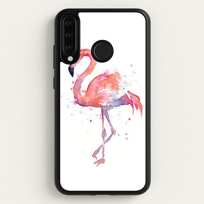 Watercolour Flamingo Painting  - Flamingos Phone Case for Huawei P30 Lite