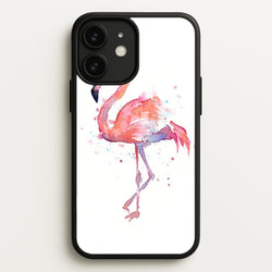 Watercolour Flamingo Painting  - Flamingos Phone Case for iPhone 11
