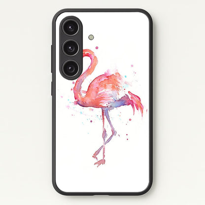 Watercolour Flamingo Painting  - Flamingos Phone Case for Galaxy S25