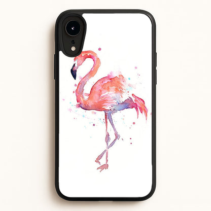 Watercolour Flamingo Painting  - Flamingos Phone Case for iPhone XR