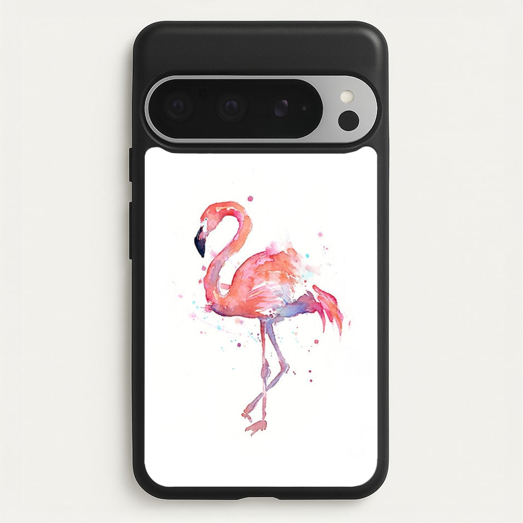 Watercolour Flamingo Painting  - Flamingos Phone Case for Google Pixel 9 Pro XL