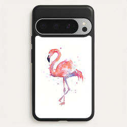Watercolour Flamingo Painting  - Flamingos Phone Case for Google Pixel 9 Pro XL