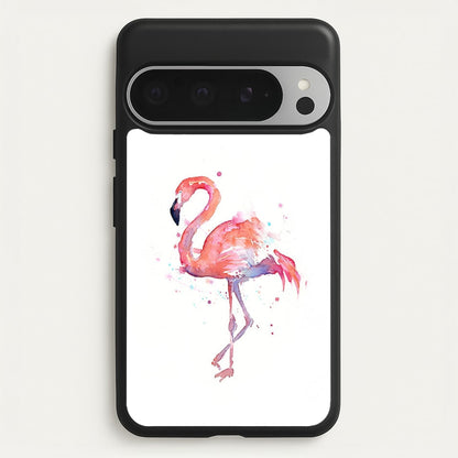Watercolour Flamingo Painting  - Flamingos Phone Case for Google Pixel 9 Pro XL