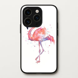 Watercolour Flamingo Painting  - Flamingos Phone Case for iPhone 15 Pro Max
