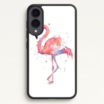 Watercolour Flamingo Painting  - Flamingos Phone Case for Galaxy S25 Edge
