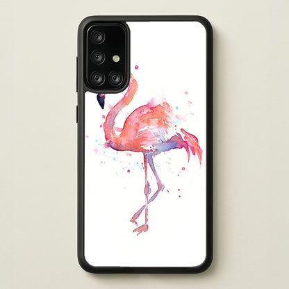 Watercolour Flamingo Painting  - Flamingos Phone Case for Galaxy A71