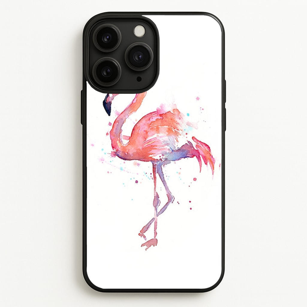 Watercolour Flamingo Painting  - Flamingos Phone Case for iPhone 11 Pro