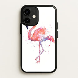 Watercolour Flamingo Painting  - Flamingos Phone Case for iPhone 12 / 12 Pro