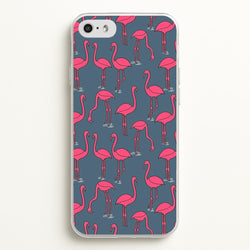 Basic Pink Flamingo Pattern  - Animals Phone Case for iPhone 5 / 5s / SE 2016