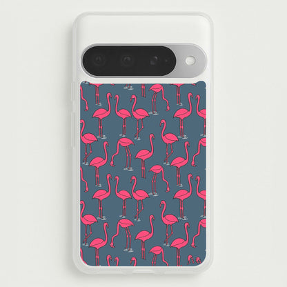 Basic Pink Flamingo Pattern Phone Case for Google Pixel 10 Pro XL