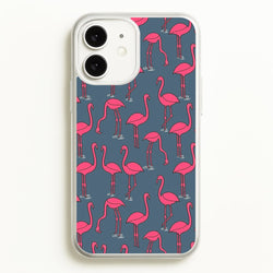 Basic Pink Flamingo Pattern  - Animals Phone Case for iPhone 11