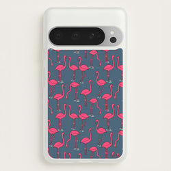 Basic Pink Flamingo Pattern  - Animals Phone Case for Google Pixel 9 Pro XL