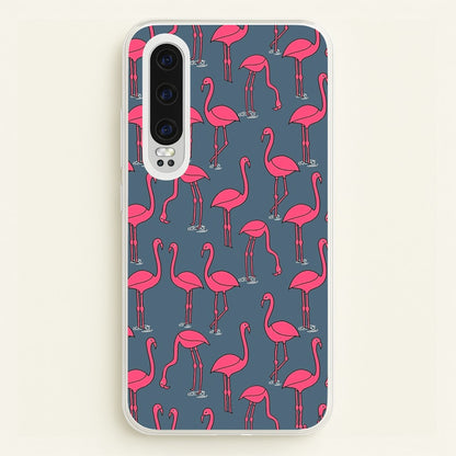 Basic Pink Flamingo Pattern  - Animals Phone Case for Huawei P30