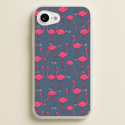 Basic Pink Flamingo Pattern  - Animals Phone Case for iPhone 16e