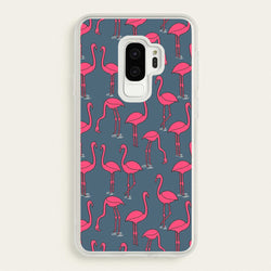 Basic Pink Flamingo Pattern  - Animals Phone Case for Galaxy S9 Plus