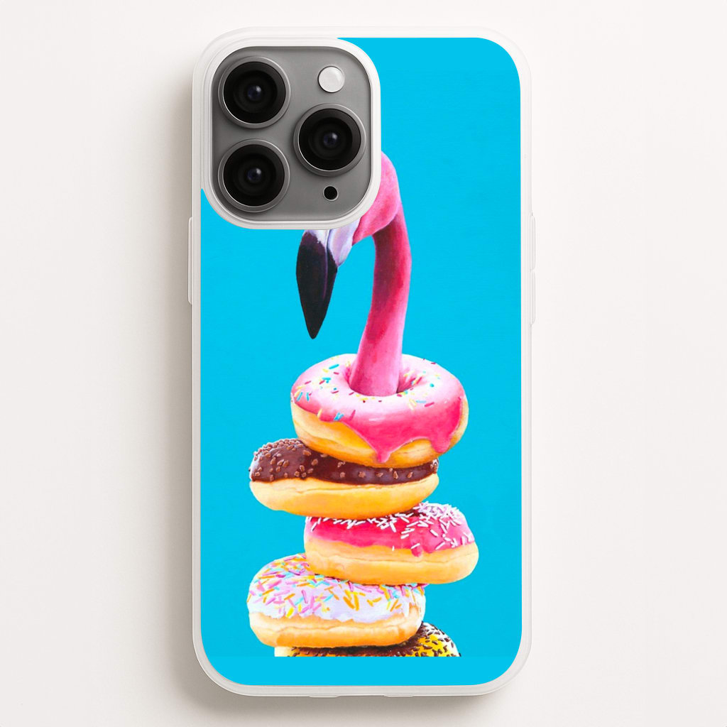A Famished Flamingo Phone Case