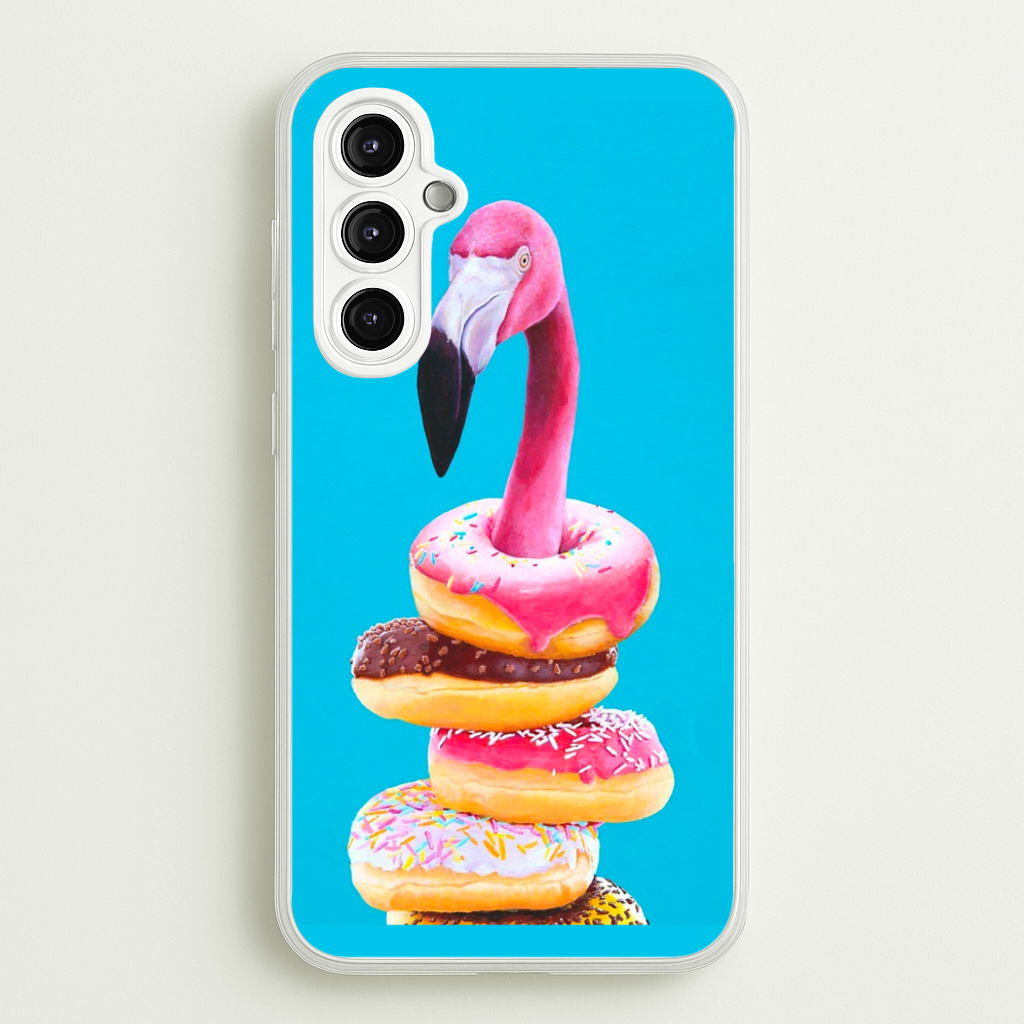 A Famished Flamingo  - Animals Phone Case for Galaxy A14