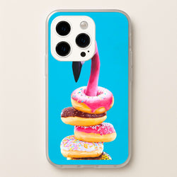 A Famished Flamingo  - Animals Phone Case for iPhone 15 Pro Max