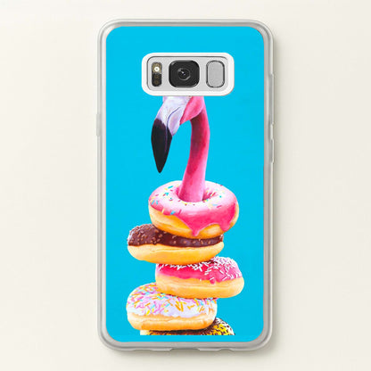 A Famished Flamingo  - Animals Phone Case for Galaxy S8 Plus