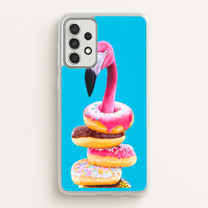 A Famished Flamingo  - Animals Phone Case for Galaxy A52 / A52s