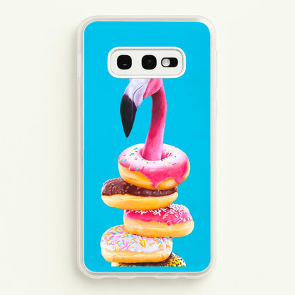 A Famished Flamingo  - Animals Phone Case for Galaxy S10e