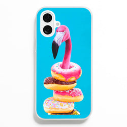 A Famished Flamingo  - Animals Phone Case for iPhone 16 Plus
