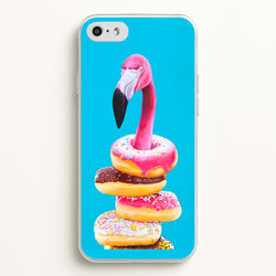 A Famished Flamingo  - Animals Phone Case for iPhone 5 / 5s / SE 2016